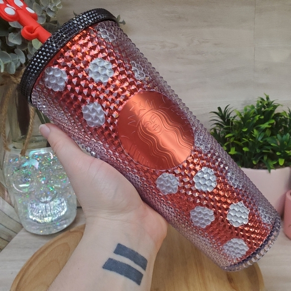 Starbucks Disney Minnie Mouse  Valentine’s Day Polka Dot Tumbler 2024 Venti * - Picture 5 of 9